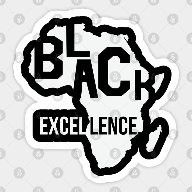 Black Excellence, Black History Month, Black Lives Matter, African American History Sticker by UrbanLifeApparel